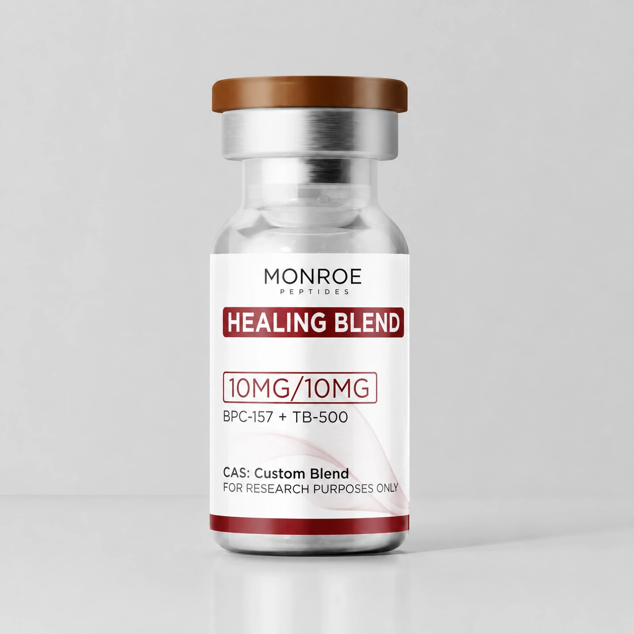 BPC-157 / TB-500 Blend — 10mg/10mg vial; product photograph