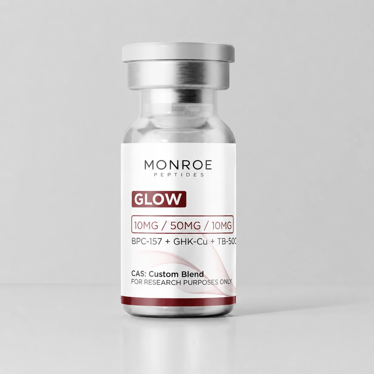 GLOW Blend — 70mg vial; product photograph