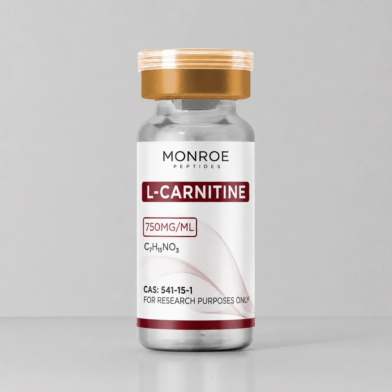 L-Carnitine — 750mg/mL vial; product photograph