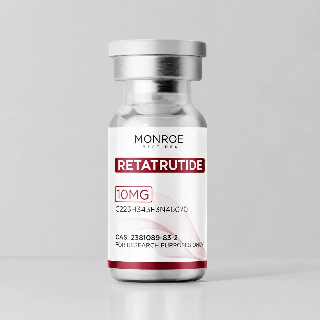 Retatrutide — 10mg vial; product photograph