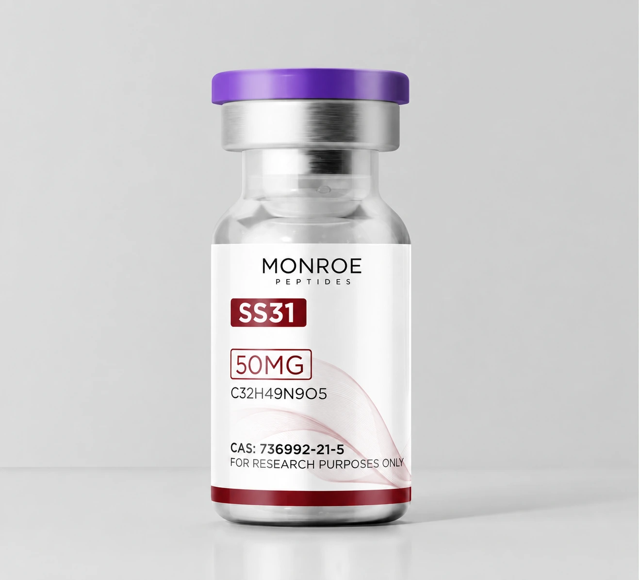 SS-31 — 50mg vial; product photograph