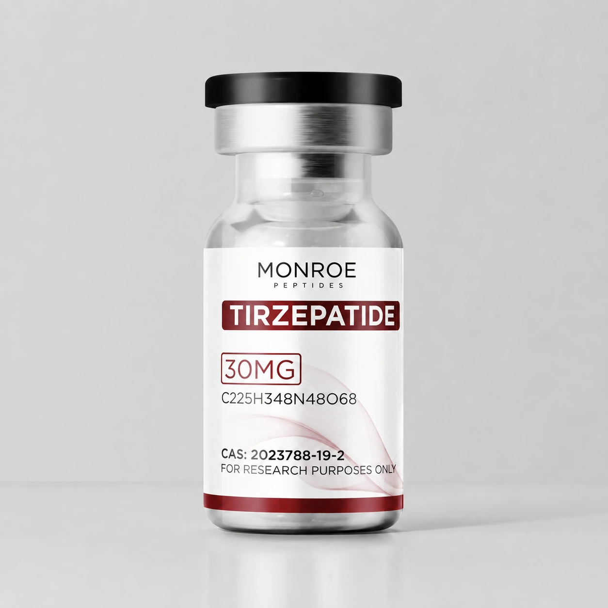 Tirzepatide — 30mg vial; product photograph